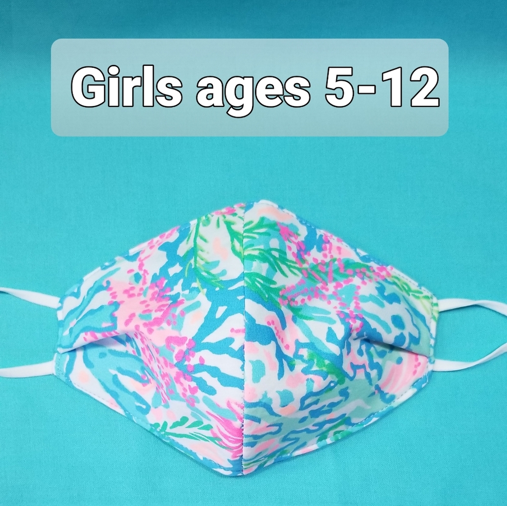 New Repurposed Lilly Pulitzer fabric mask